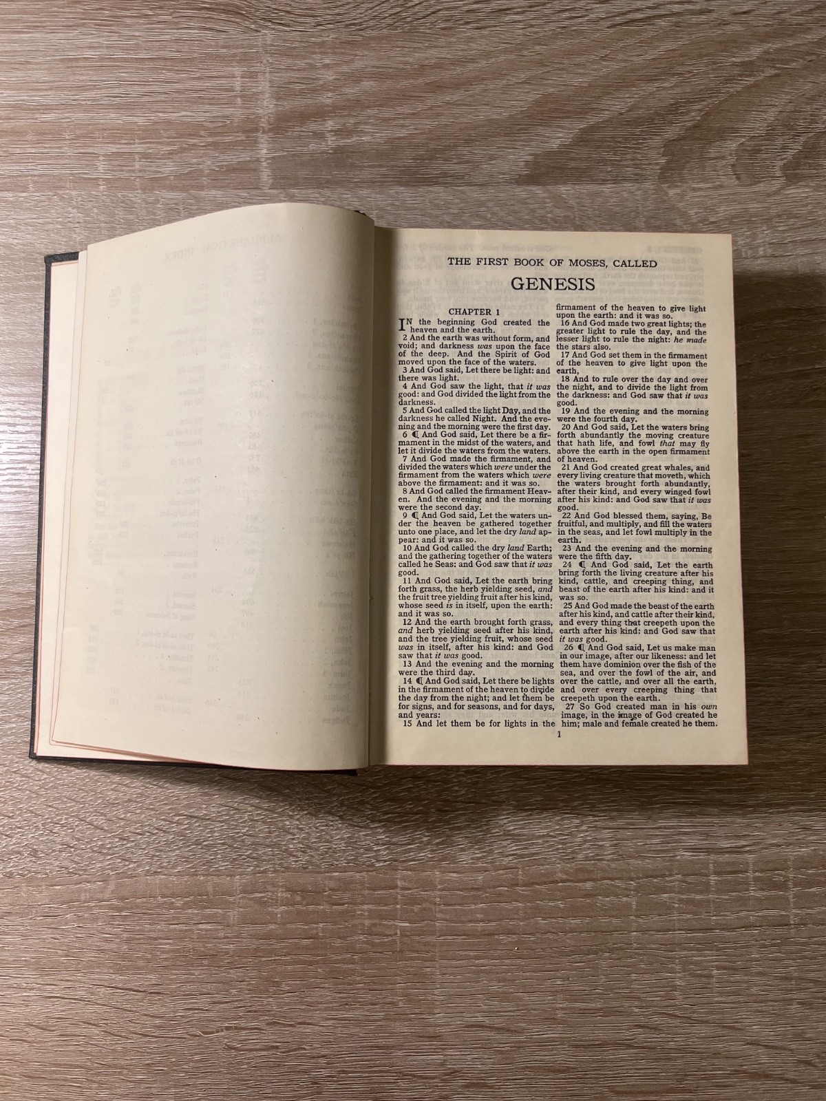 Holy Bible Hardcover American Bible Society Instituted 1816 Set Forth 1611 Book