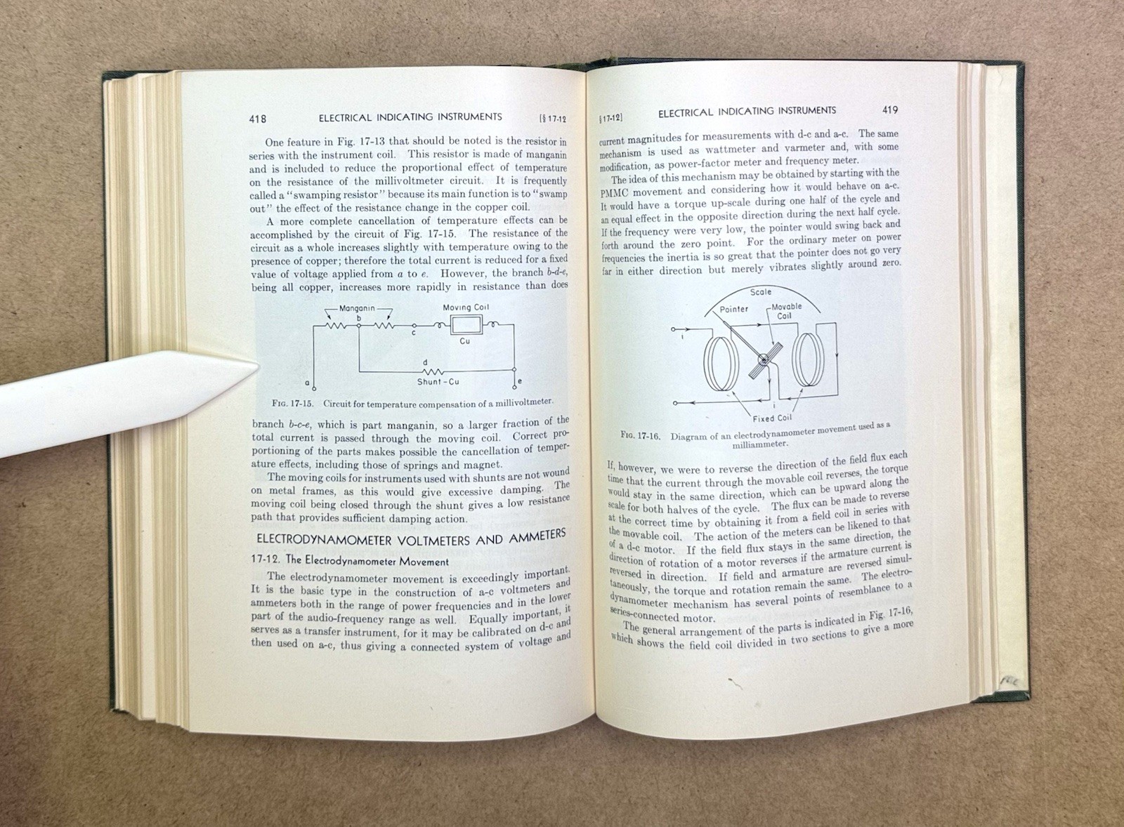 Vintage 1950 Basic Electrical Measurements 1st Edition by Stout HC