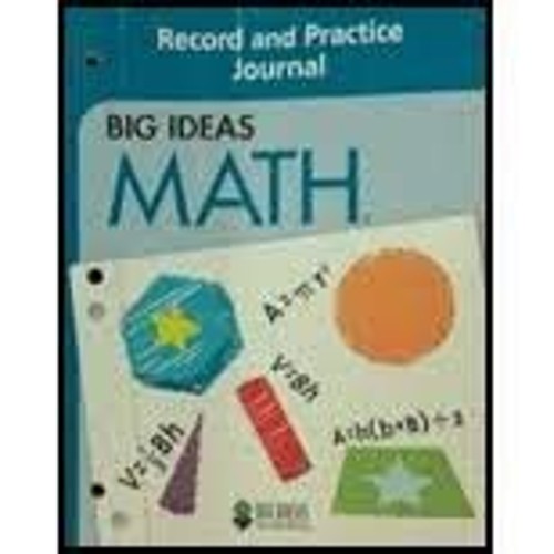 Big Ideas Math – Record and Practice Journal Paperback