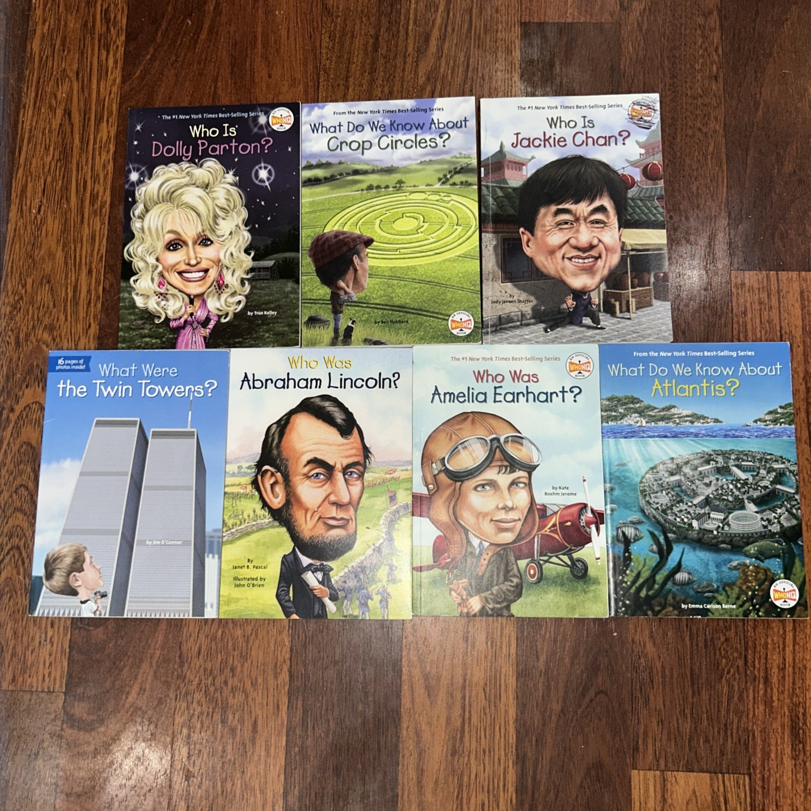Lot 0f 7 “What Was”, Who Is”, & “Where Is” Series Non Fiction Children’s Books