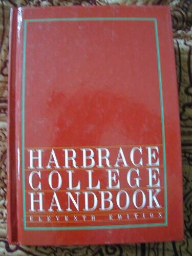 Harbrace College Handbook – Hardcover By John C. Hodges – ACCEPTABLE