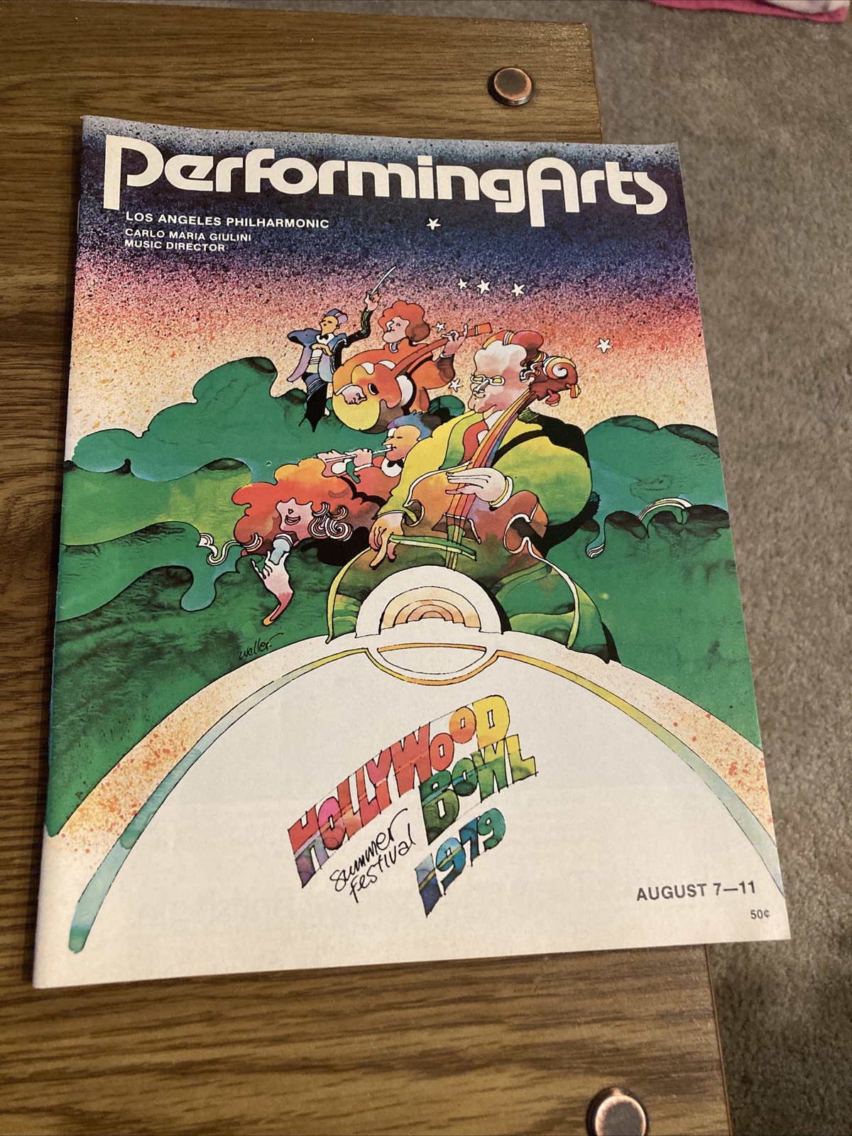 PERFORMING ARTS Magazine Aug 1979 Hollywood Bowl Summer Festival