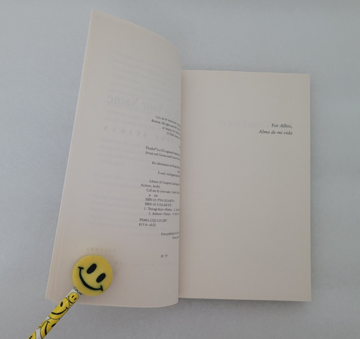 Call Me by Your Name by André Aciman (2008 Paperback)