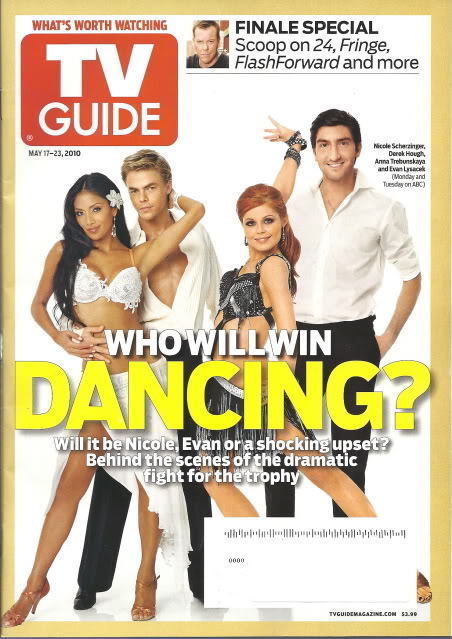 Dancing with the Stars TV Guide May 2010 DWTS 24 Finale Archie Panjabi Fringe