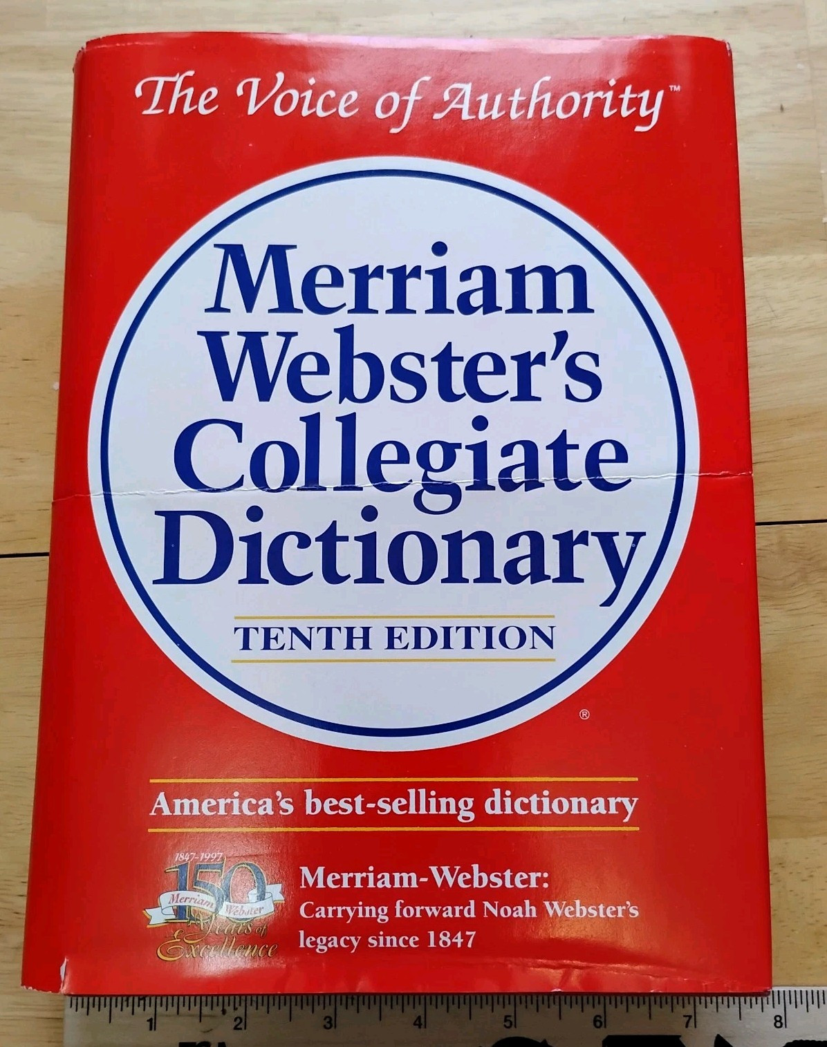 1997 10th Ed. Merriam Webster’s Collegiate Dictionary Hardcover 1500 Pages Thumb
