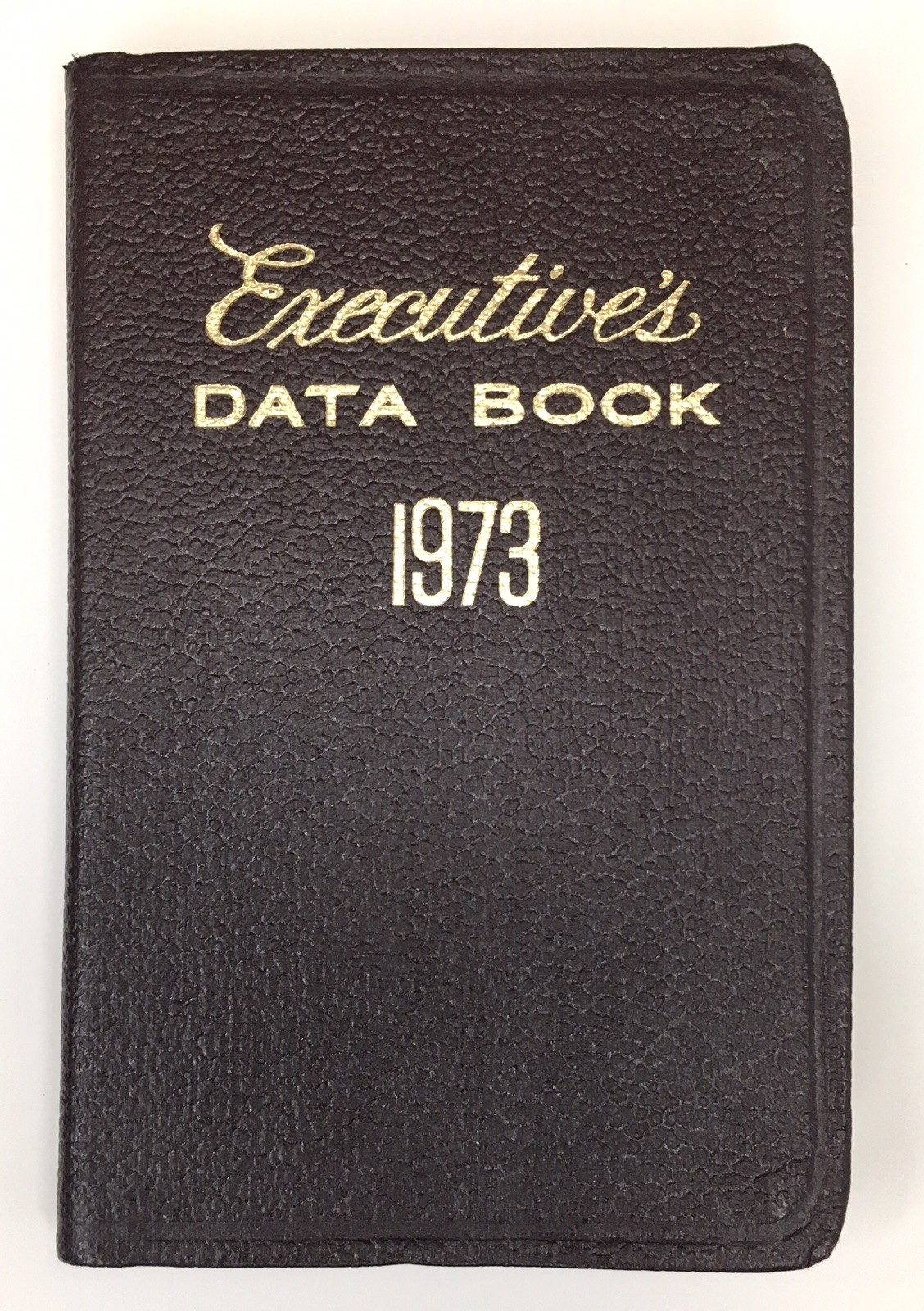 Executive Data Book 1973 Prentice Hall Inc. Unused Color Map Inside Pocket Size