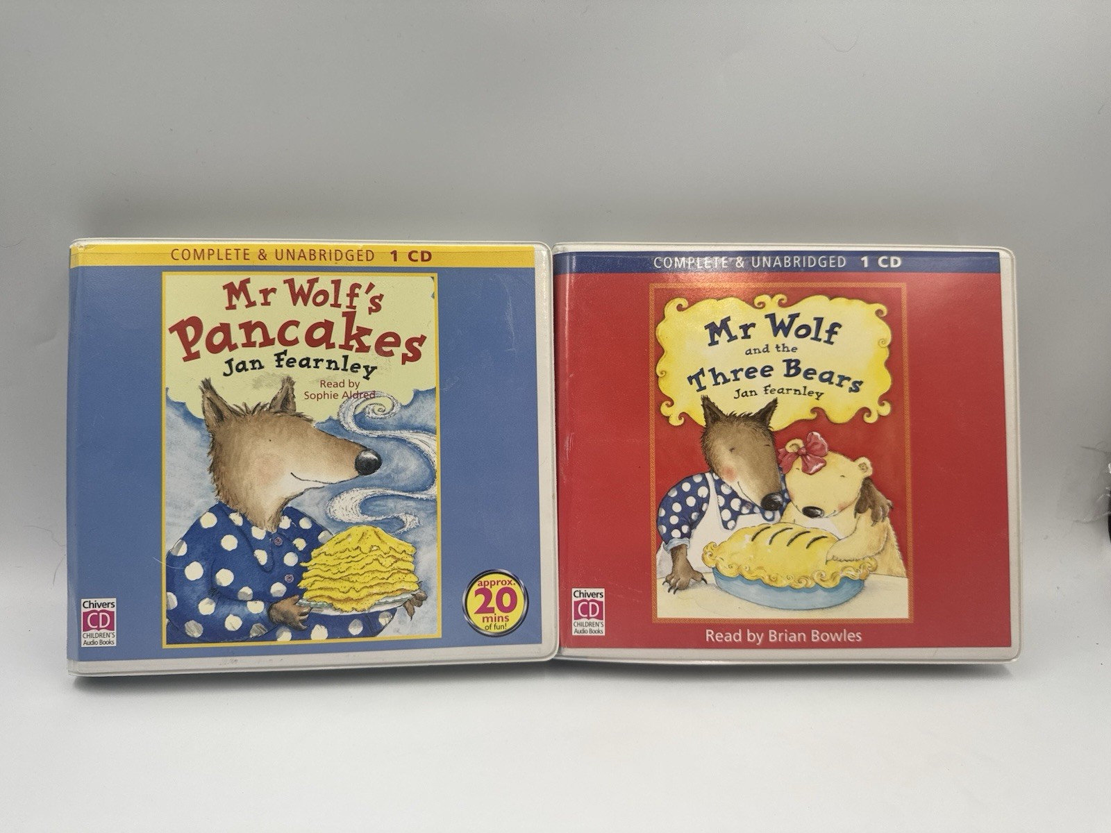 Mr Wolfs Pancakes & Mr Wolf And The Three Bears Lot Of 2 CDS VERY GOOD
