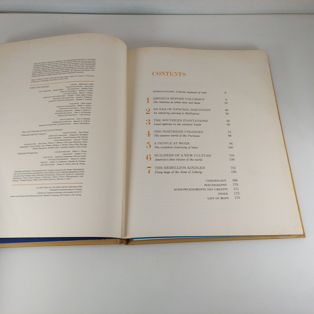 The LIFE History of the United States Vol 1 The New World 1963 Illustr HC Lot 2