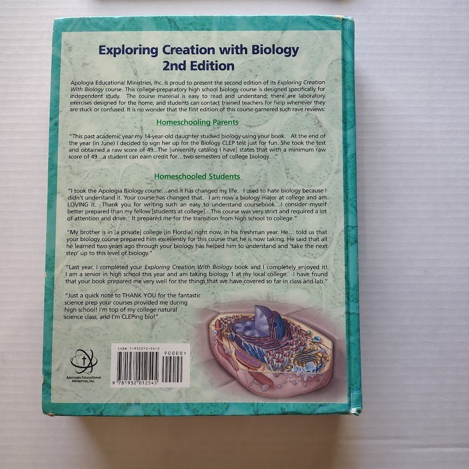 Exploring Creation with Biology Test and Solution Manual Homeschooling