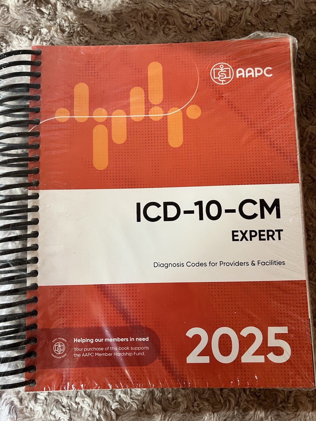 ICD-10-CM Expert Diagnosis Codes For Providers 2025 Spiral Bound by AAPC
