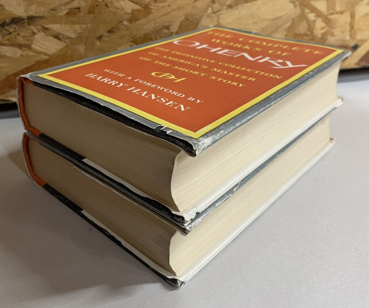Vintage 1953 The Complete Works of O’HENRY. HC w DJ Two Volume set 1,692 Pages