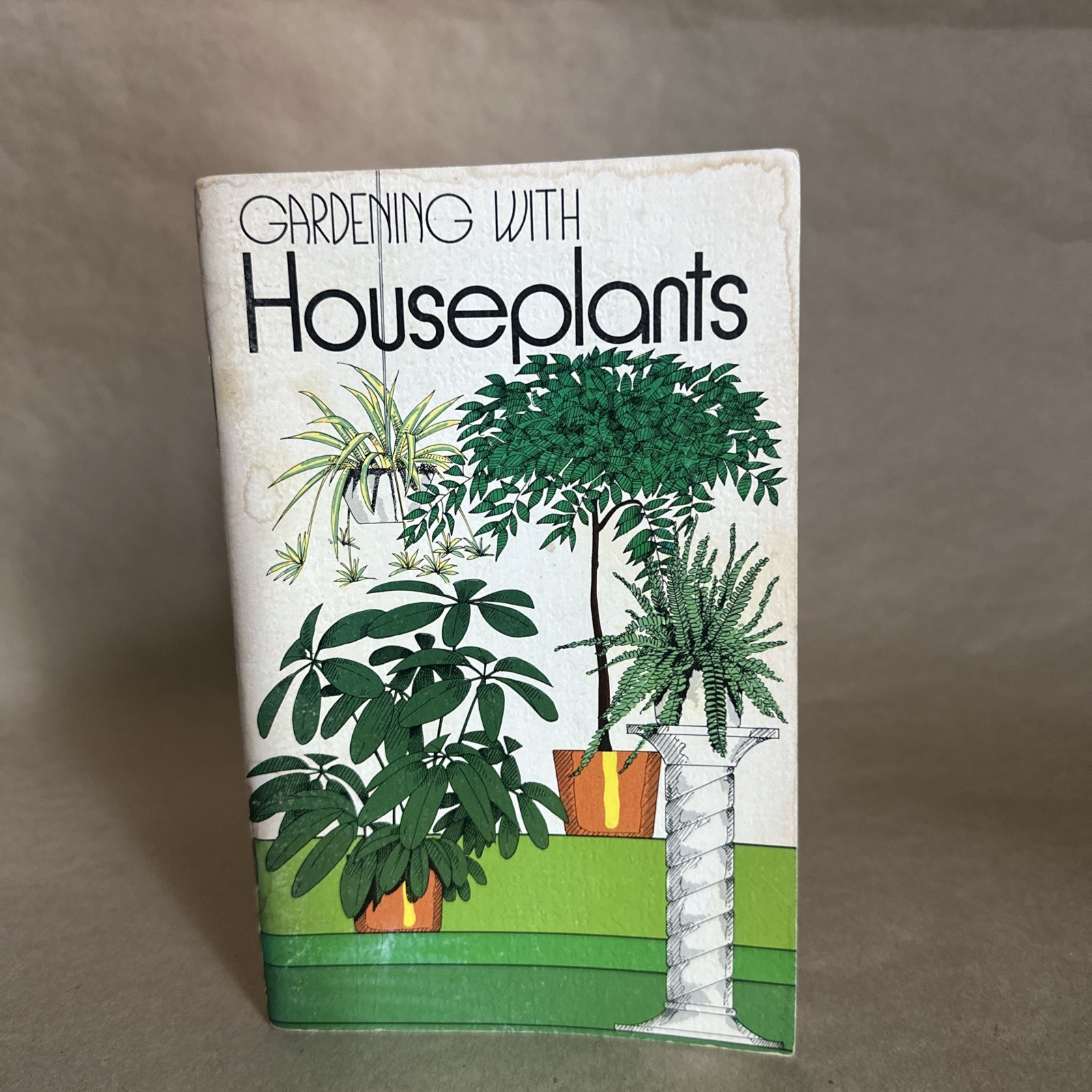 Vintage Gardening With House Plants Book Rex Mabe 1973 Paperback