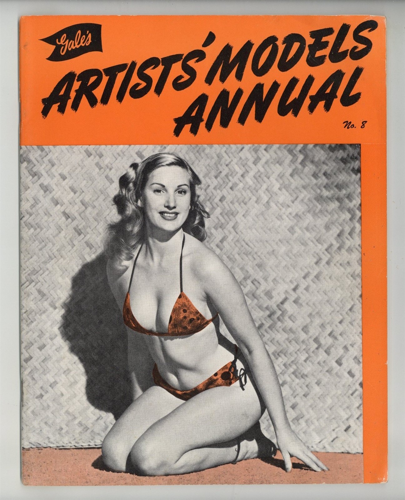 Gale’s Artist’s Model Annual #8 Figure Photography 1940 Pinups 68pgs Magazine VF