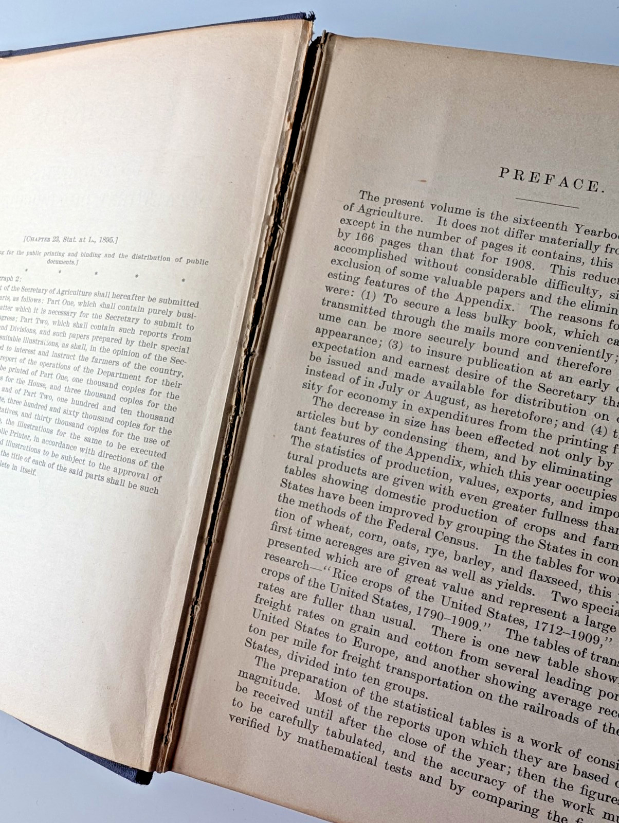 Yearbook of the U.S. Department of Agriculture, 1909 Illustrated Antique HC Book