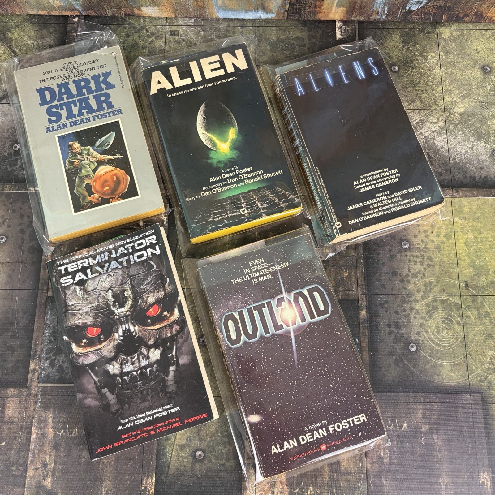Alan Dean Foster Sci-fi Movie Tie-In Lot of 5 Paperback Novels – Alien, etc.