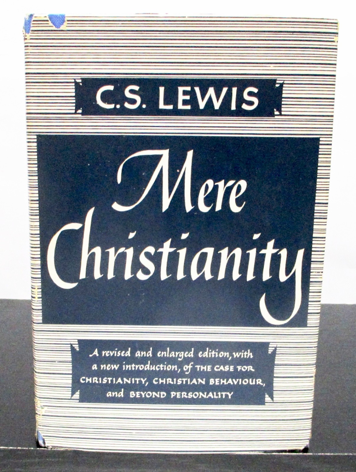 MERE CHRISTIANITY by C.S. LEWIS 1957 HCDJ NINTH PRINTING