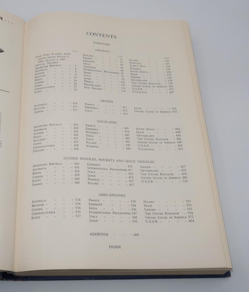 Jane’s All the World’s Aircraft, 1967-1968 by John W.R. Taylor (Hardcover)