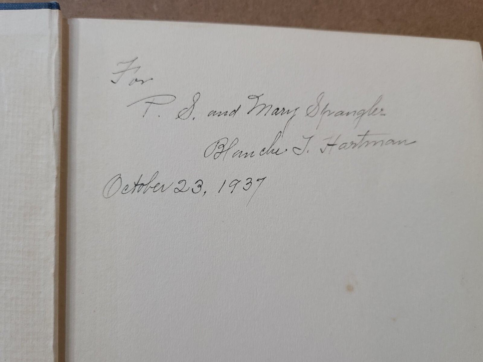 Fringe Of The Dawn Blanche Hartman Limited Edition & Signed Book 1937 (B2)