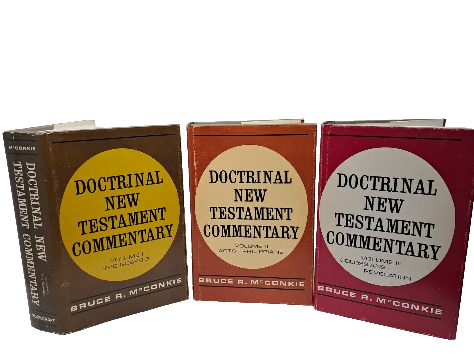 Doctrinal New Testament Commentary by Bruce R. McConkie (3 hardcover book set)