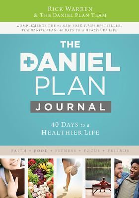 The Daniel Plan Journal: 40 Days to a Hea- 9780310344322, hardcover, Rick Warren