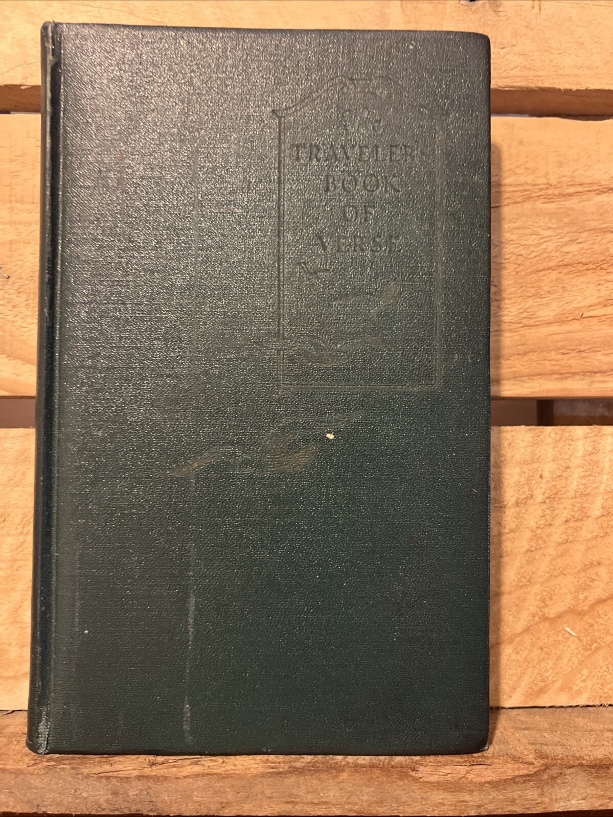 The Traveler’s Book of Verse by Frederick E. Emmons (1928 Hardcover, ex-lib)