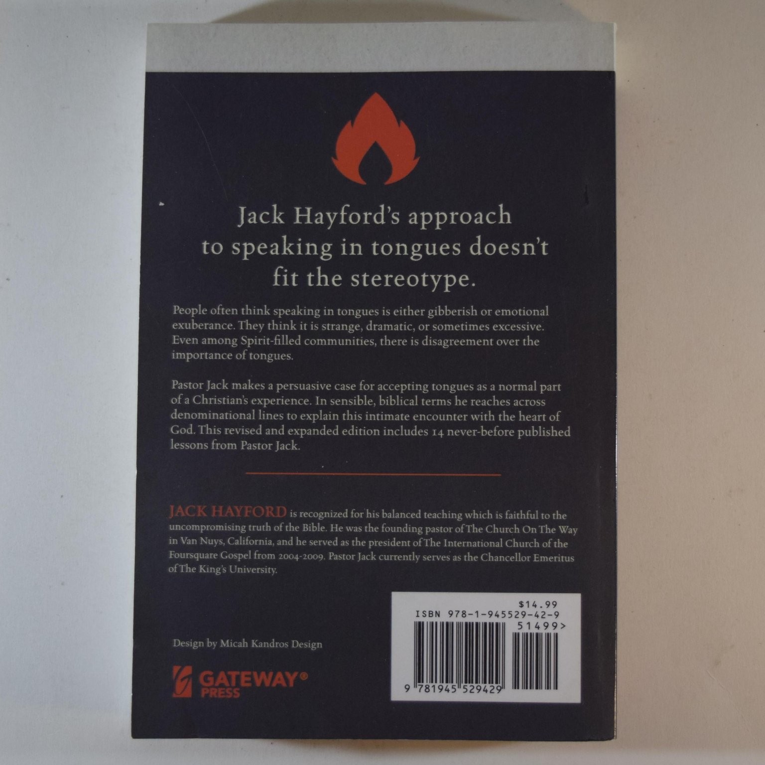 The Beauty of Spiritual Language Jack Hayford Revised Expanded Gateway Press