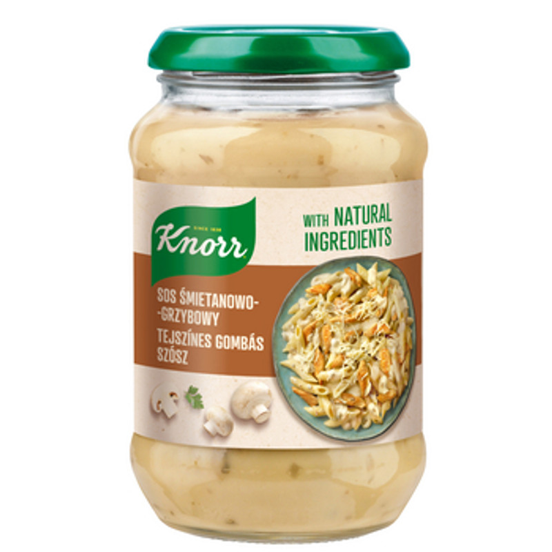 8710604746199 Knorr sos śmietanowo – grzybowy 400g Unilever Polska Sp. z o.o.