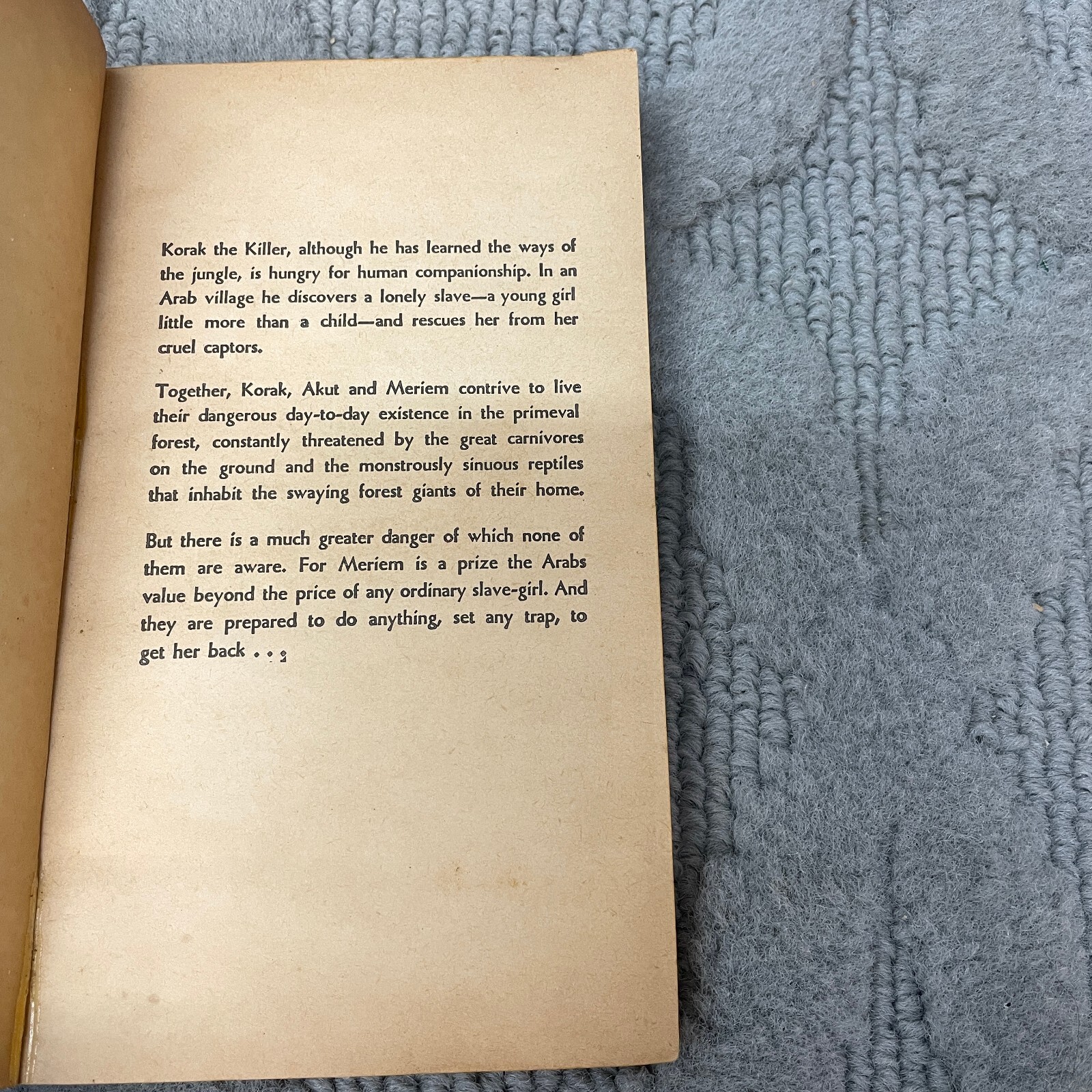 The Son Of Tarzan Adventure Paperback Book by Edgar Rice Burroughs 1963