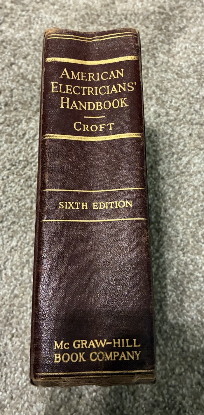 American Electricians’ Handbook Croft 6th Edition 1948 HC McGraw-Hill