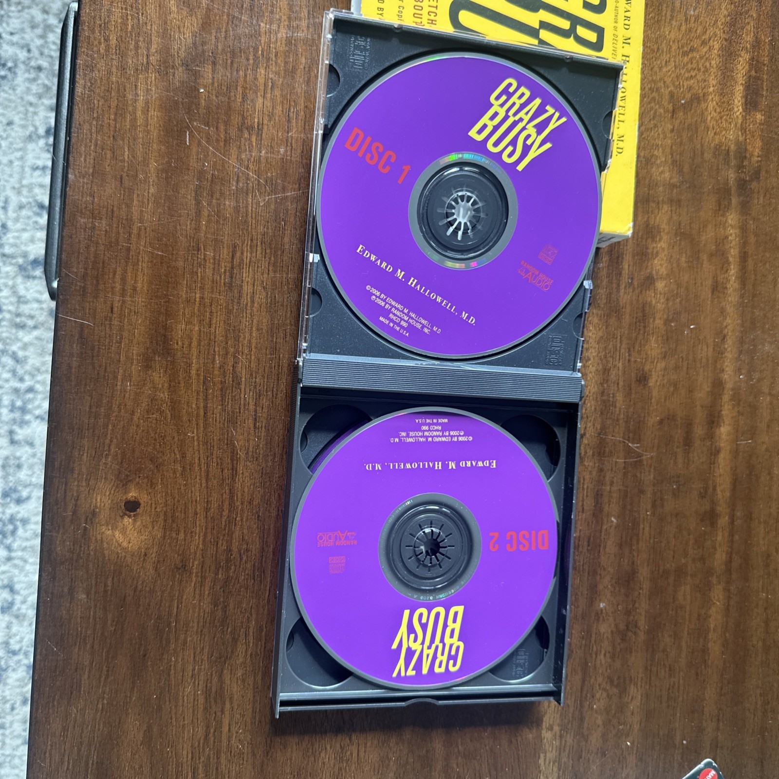 Crazy Busy Audiobook Edward M Hallowell MD Unabridged 6 CD Audio