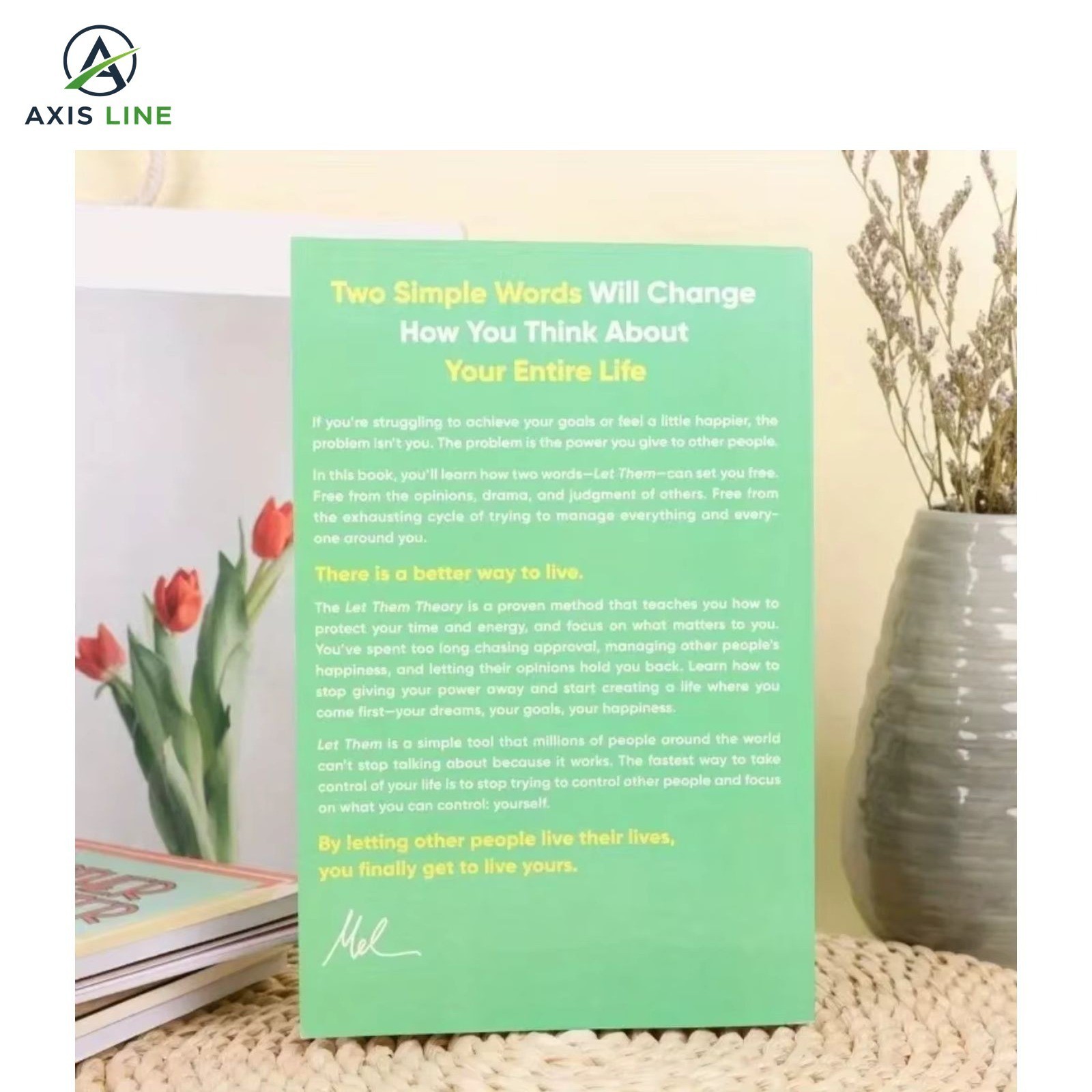 The Let Them Theory by Mel Robbins NEW Paperback Self Help Motivational Book