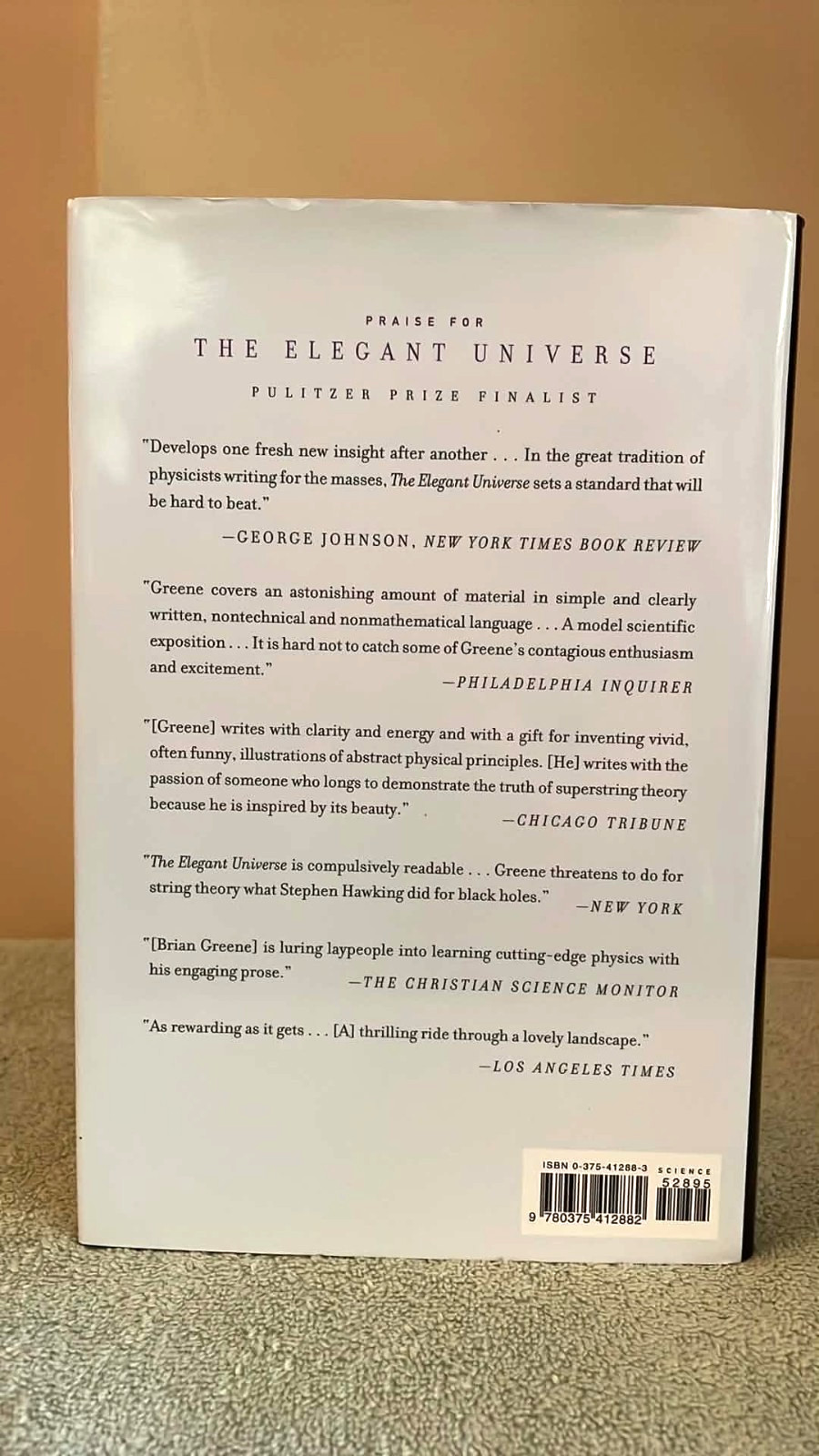The Fabric of the Cosmos by Brian Greene 1st Ed First Edition HC/DJ 2004