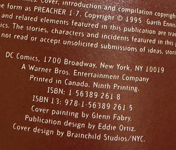 Preacher Complete TPB Set 1-9 Garth Ennis Steve Dillon Vertigo DC Comics VF/NM