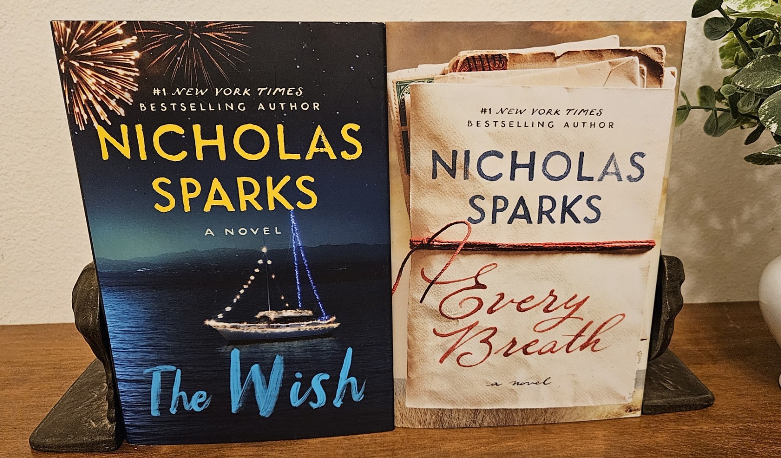 Nicolas Sparks The Wish & Every Breath HC/DJ 1st Editions SIGNED!