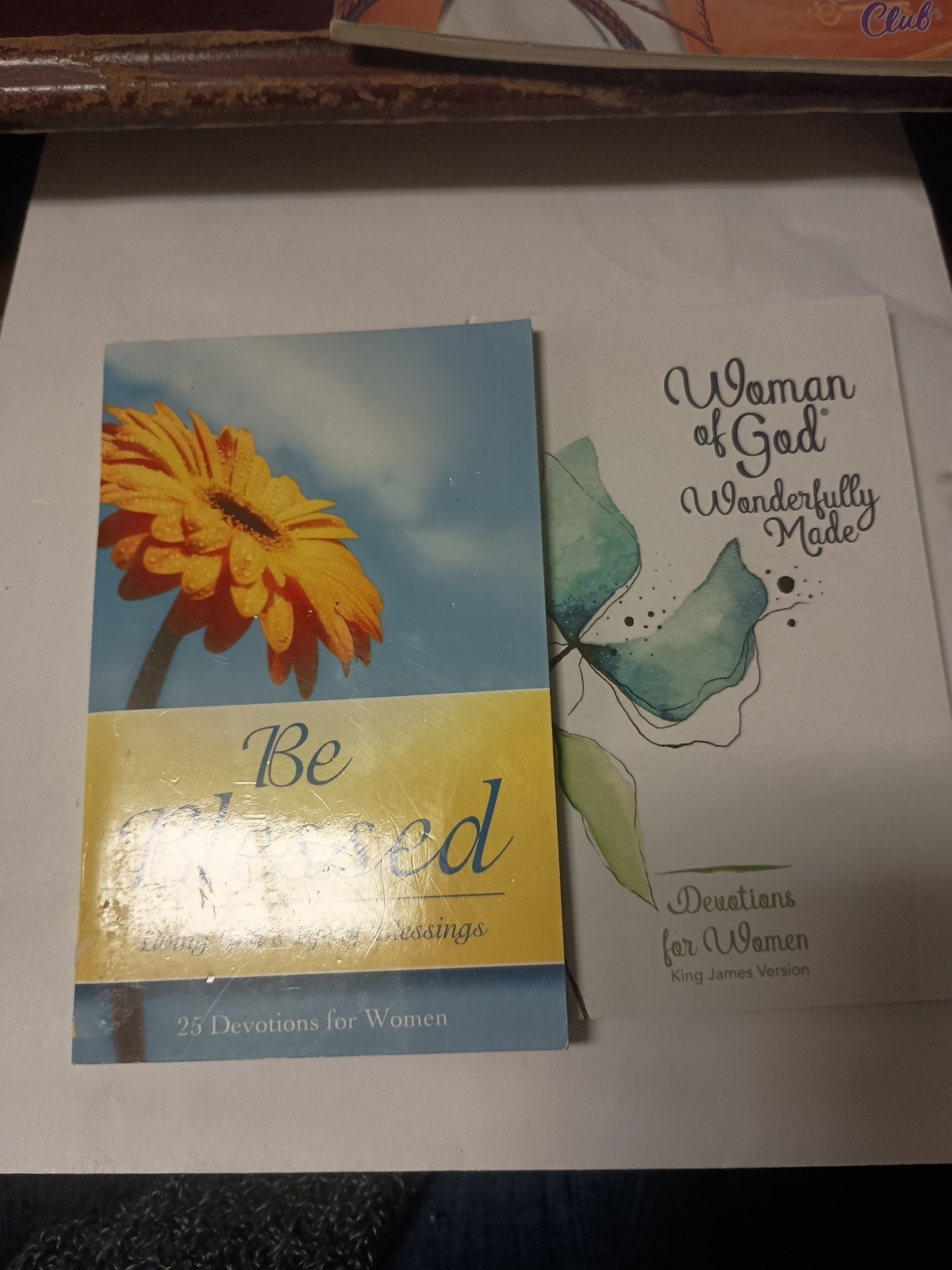Lot of 2 CTA Devotions for Women: Be Blessed & Woman of God Wonderfully Made I3