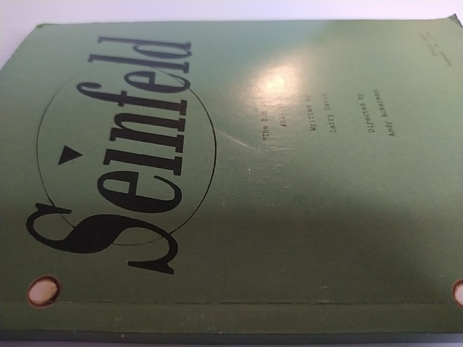 Vintage SEINFELD “The Big Salad” #04-0602 Table Draft Script Larry David 1994