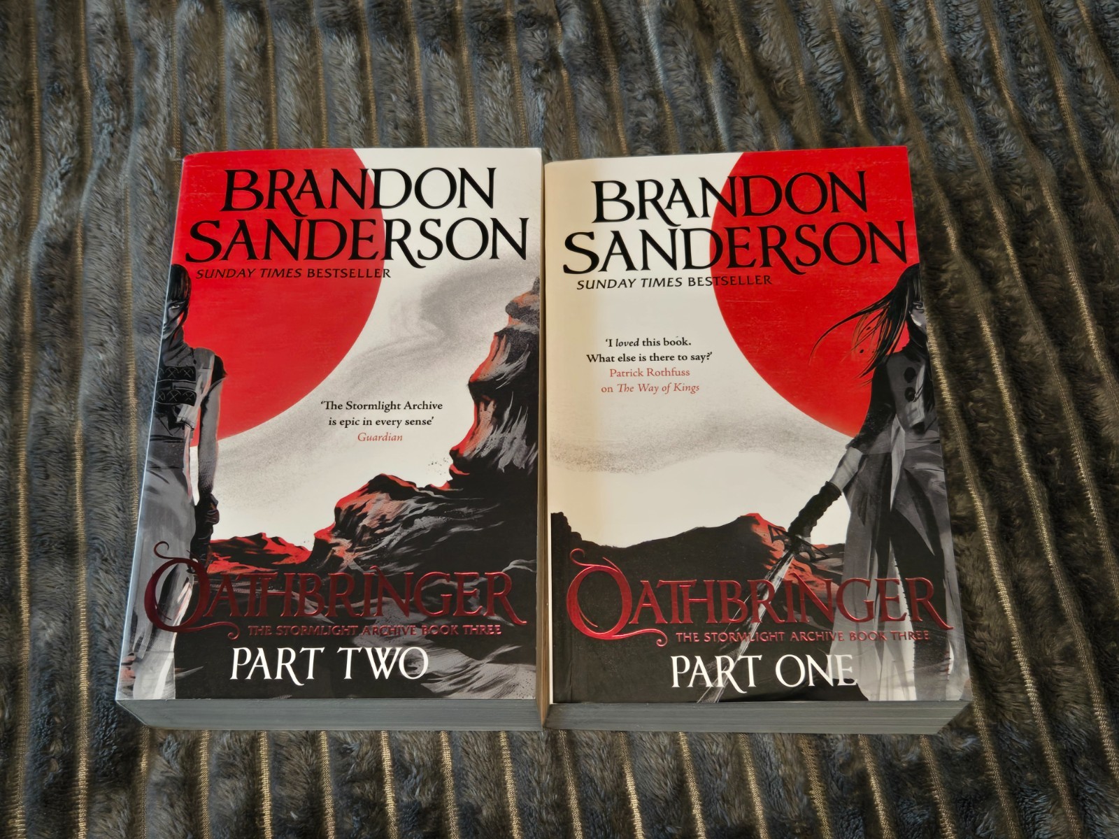 Oathbringer Part 1 & 2 : The Stormlight Archive Book Three By Brandon Sanderson