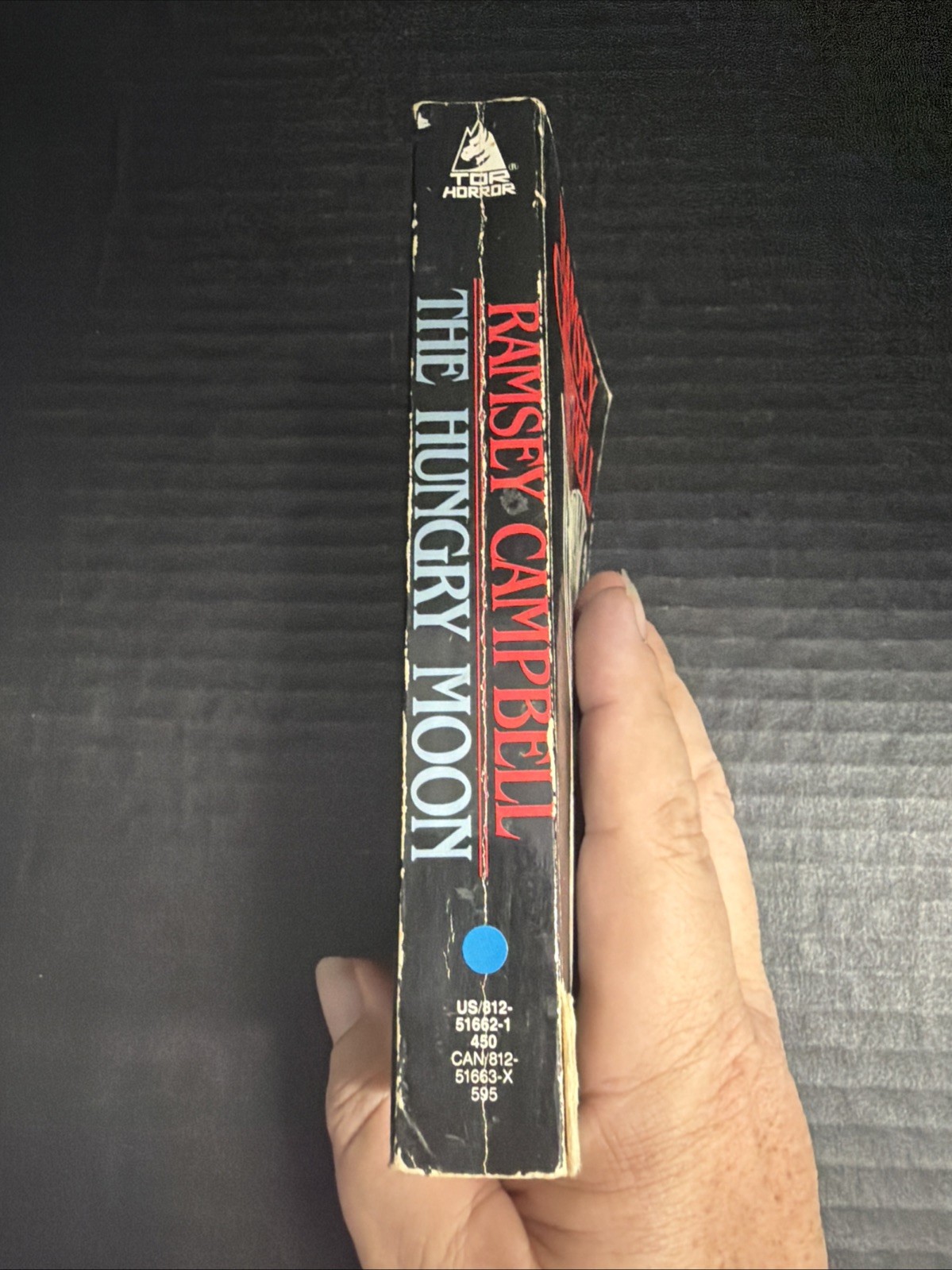THE HUNGRY MOON Ramsey Campbell – Vintage TOR Horror Paperback 1st Printing