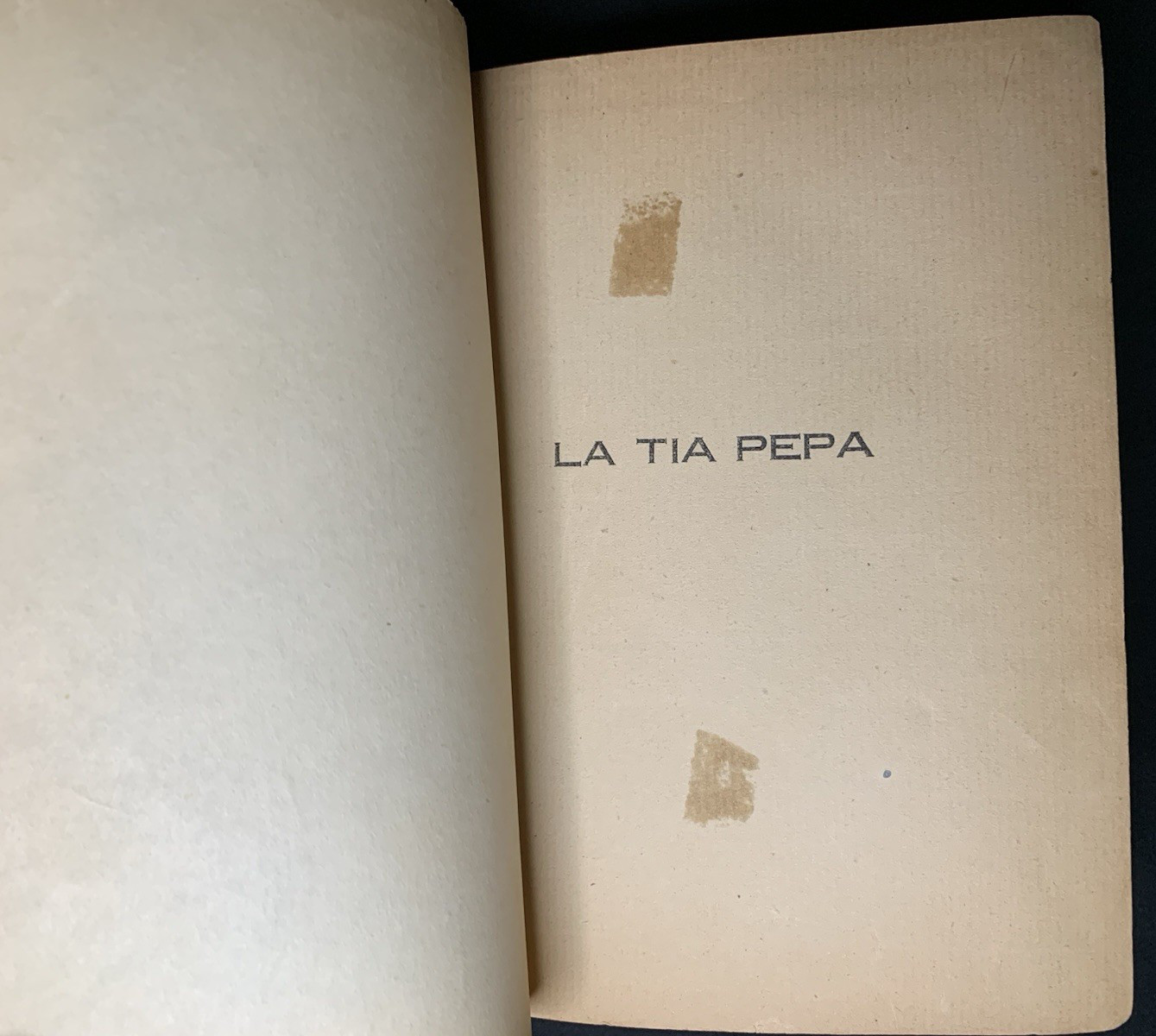 La Tia Pepa Victor Domingo Silva 1939 Santiago de Chile Universo Hardcover