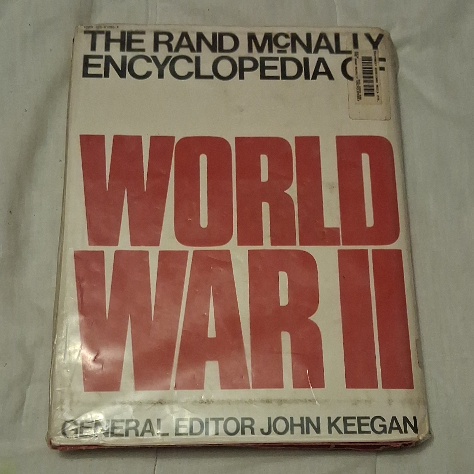 Rand McNally The Encyclopedia of World War II John Keegan HC Illus Ex-Lib