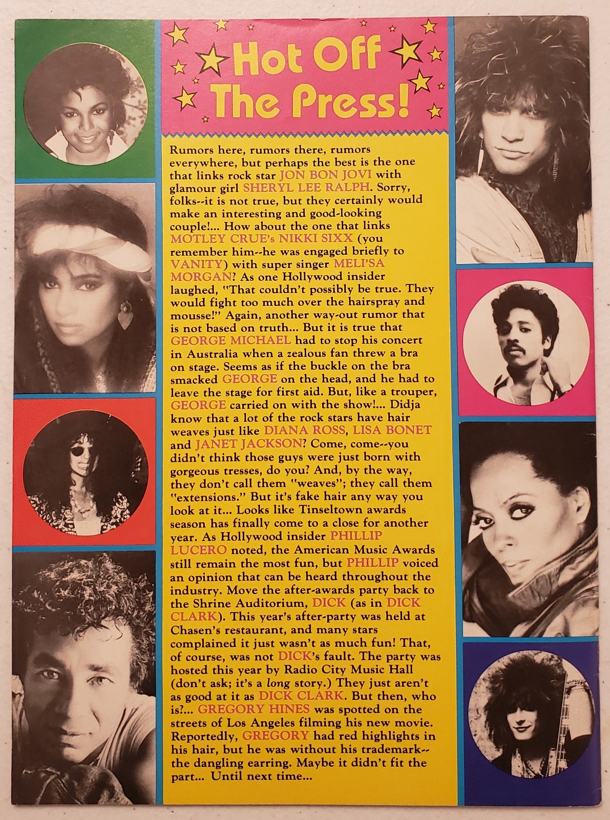 Fresh! Magazine June 1988 Michael Jackson~Whitney Houston~LL Cool J~Salt N Pepa