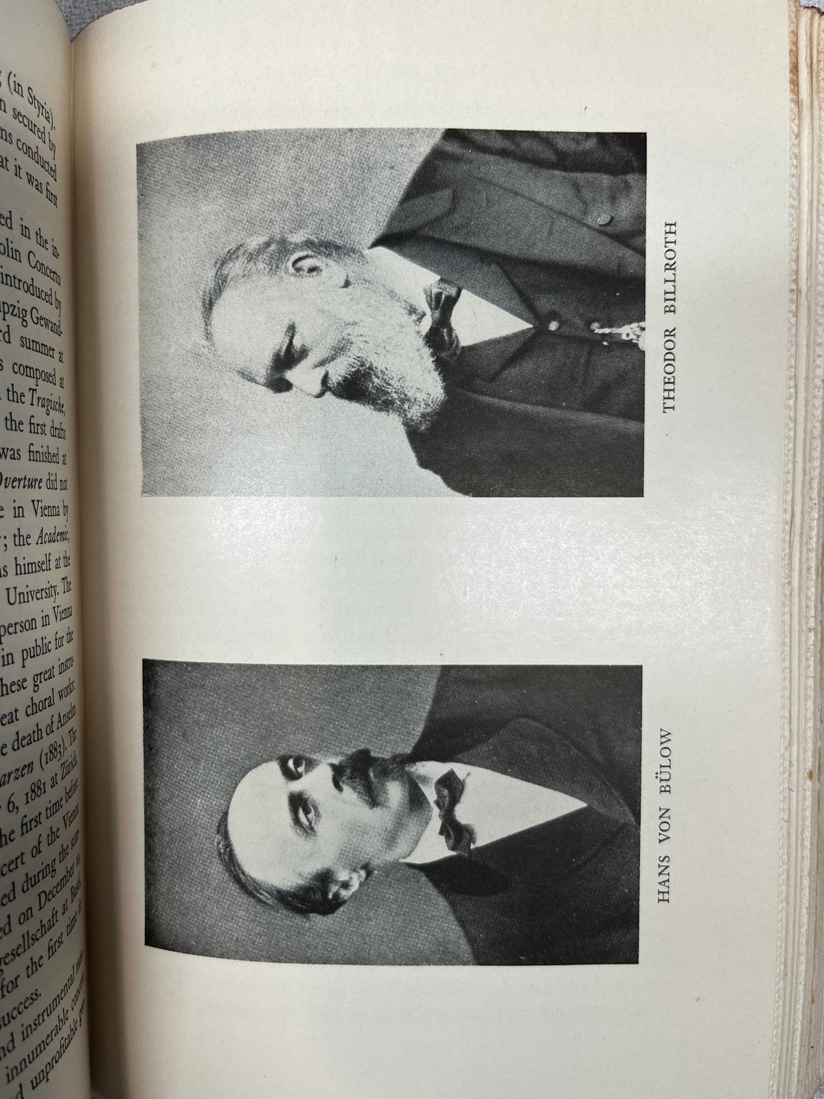 1947 Brahms by Walter Niemann Alfred A Knopf Sixth Printing Illustrated