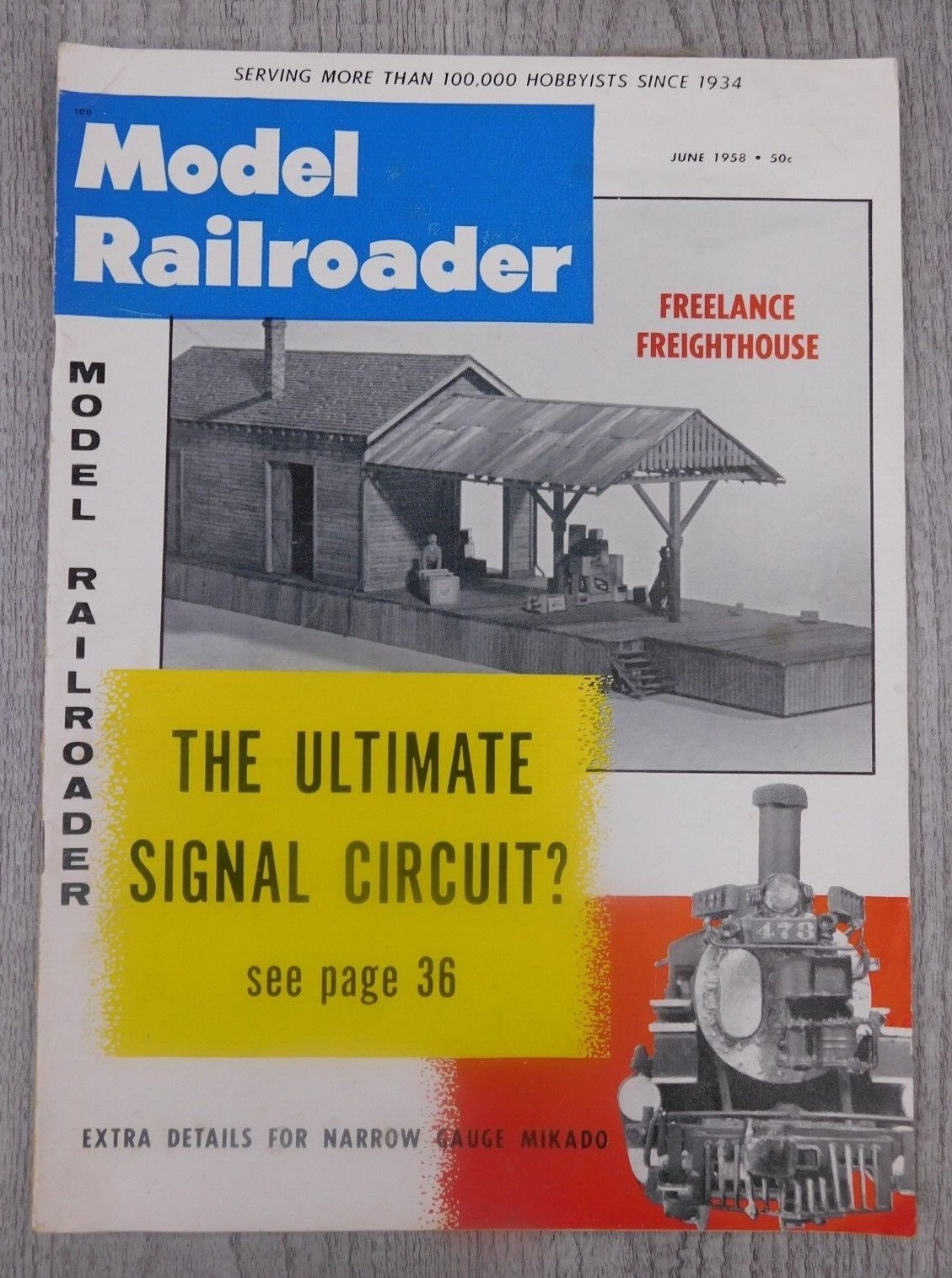 Model Railroader JUN 1958 Vol. 25 No.6 Trains Hobbies Mancave Vintage Magazine