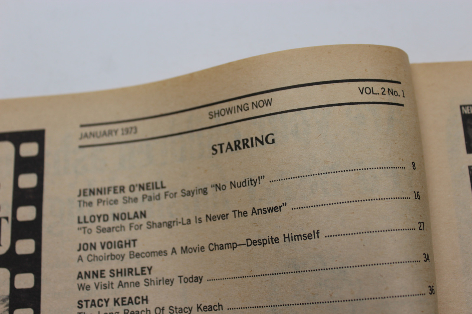 Movie Digest January 1973 Sophia Loren Jon Voight Betty Hutton No Label