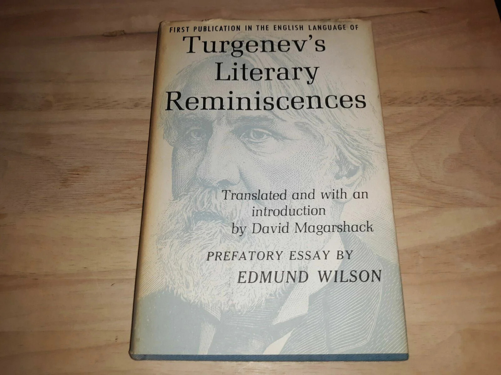 Turgenev’s Literary Reminiscences – 1st Publ in English; Intro Edmund Wilson