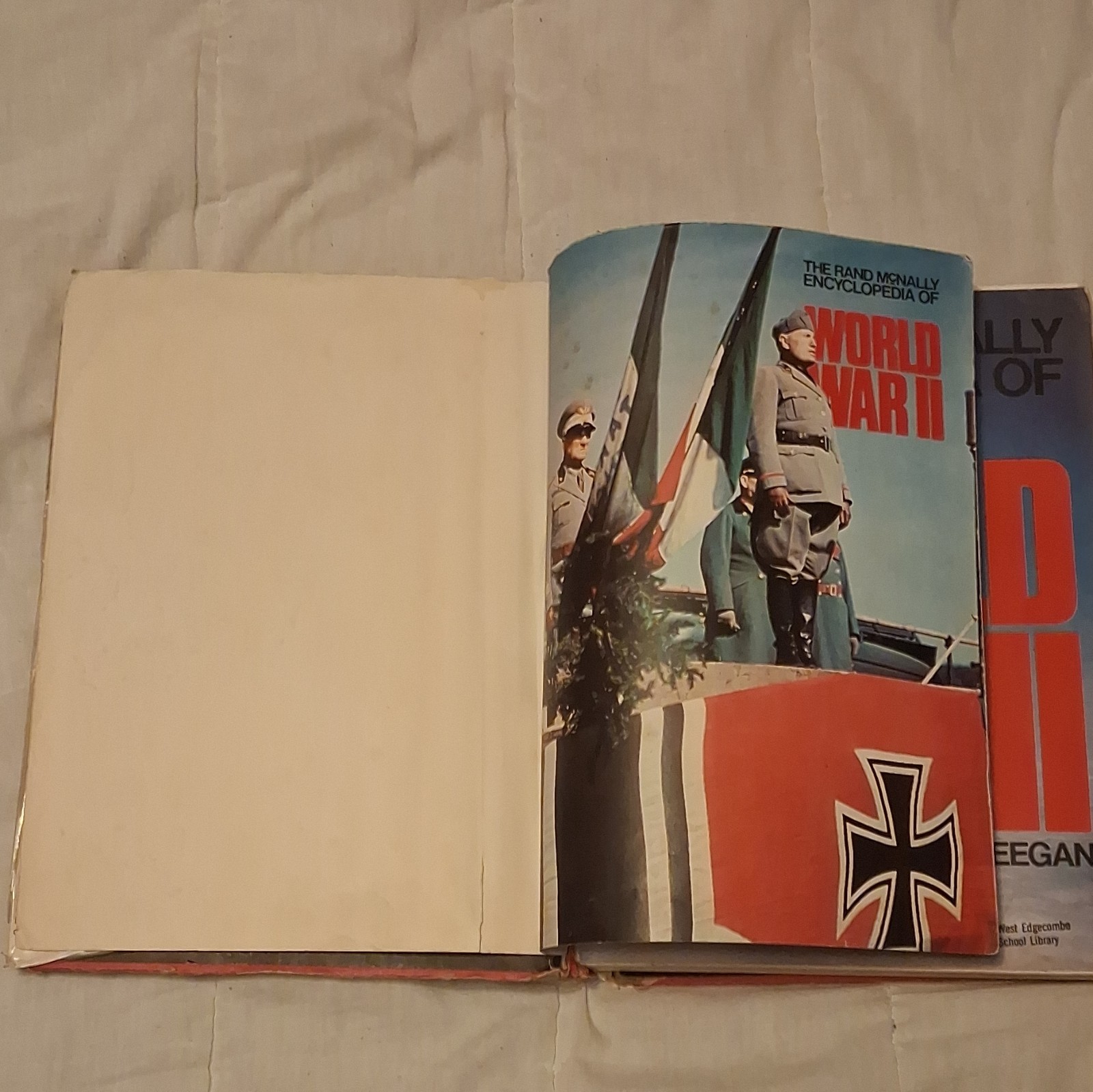 Rand McNally The Encyclopedia of World War II John Keegan HC Illus Ex-Lib