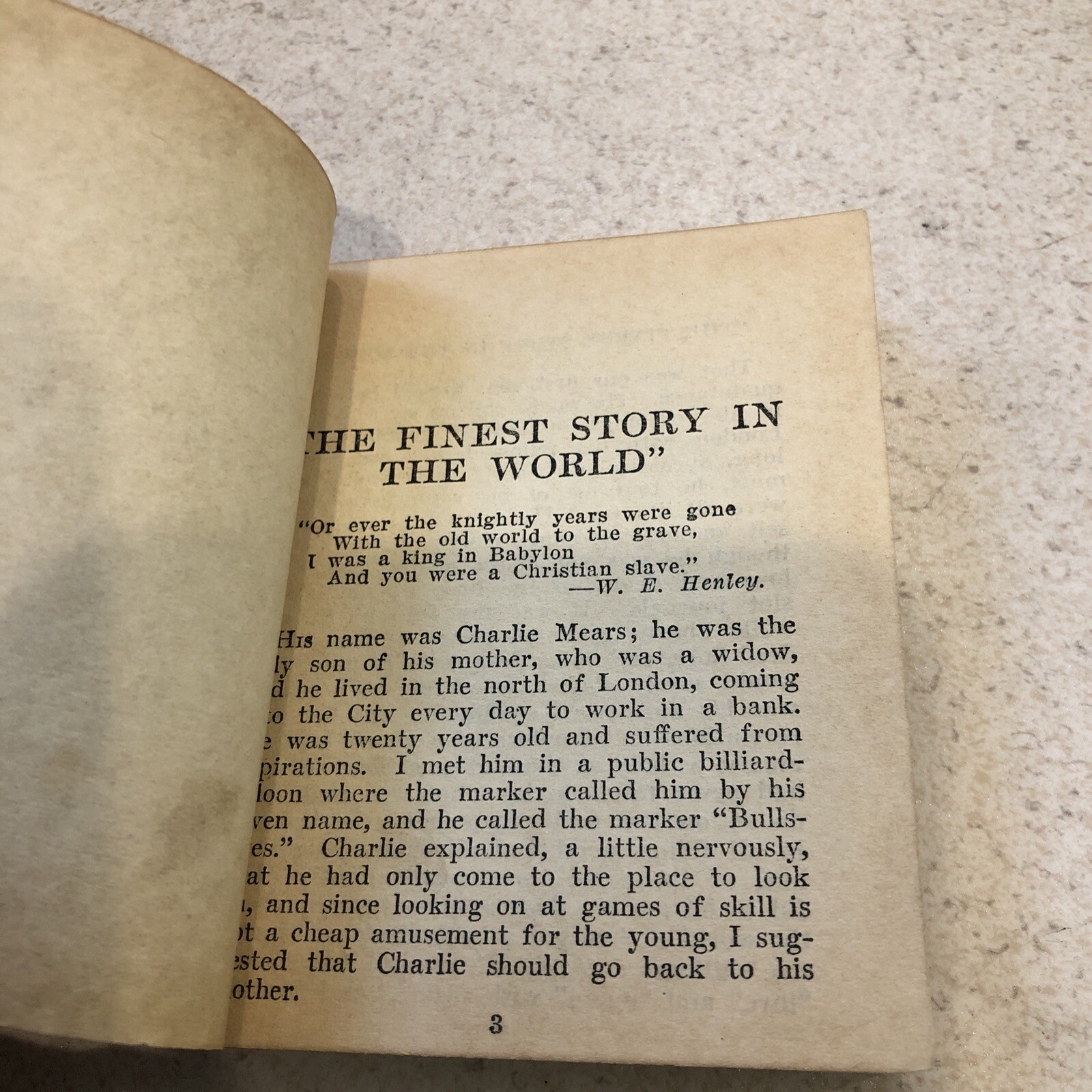Little Leather Library Corp Redcroft Edition Finest Story in the World Kipling