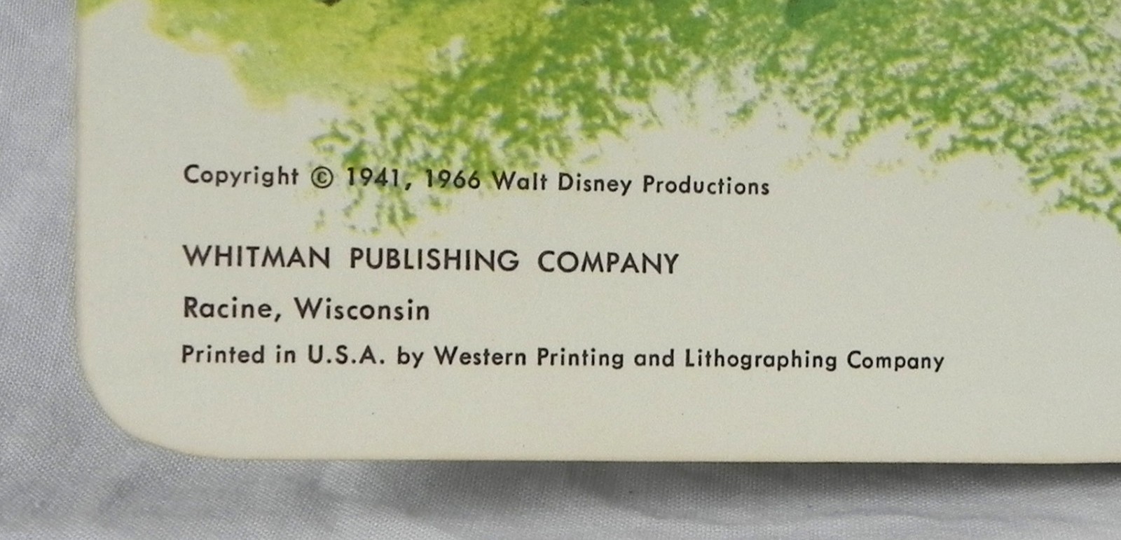 “Bambi” 1966 Large Format Story Book, Whitman #2277, 12 Pages, Walt Disney