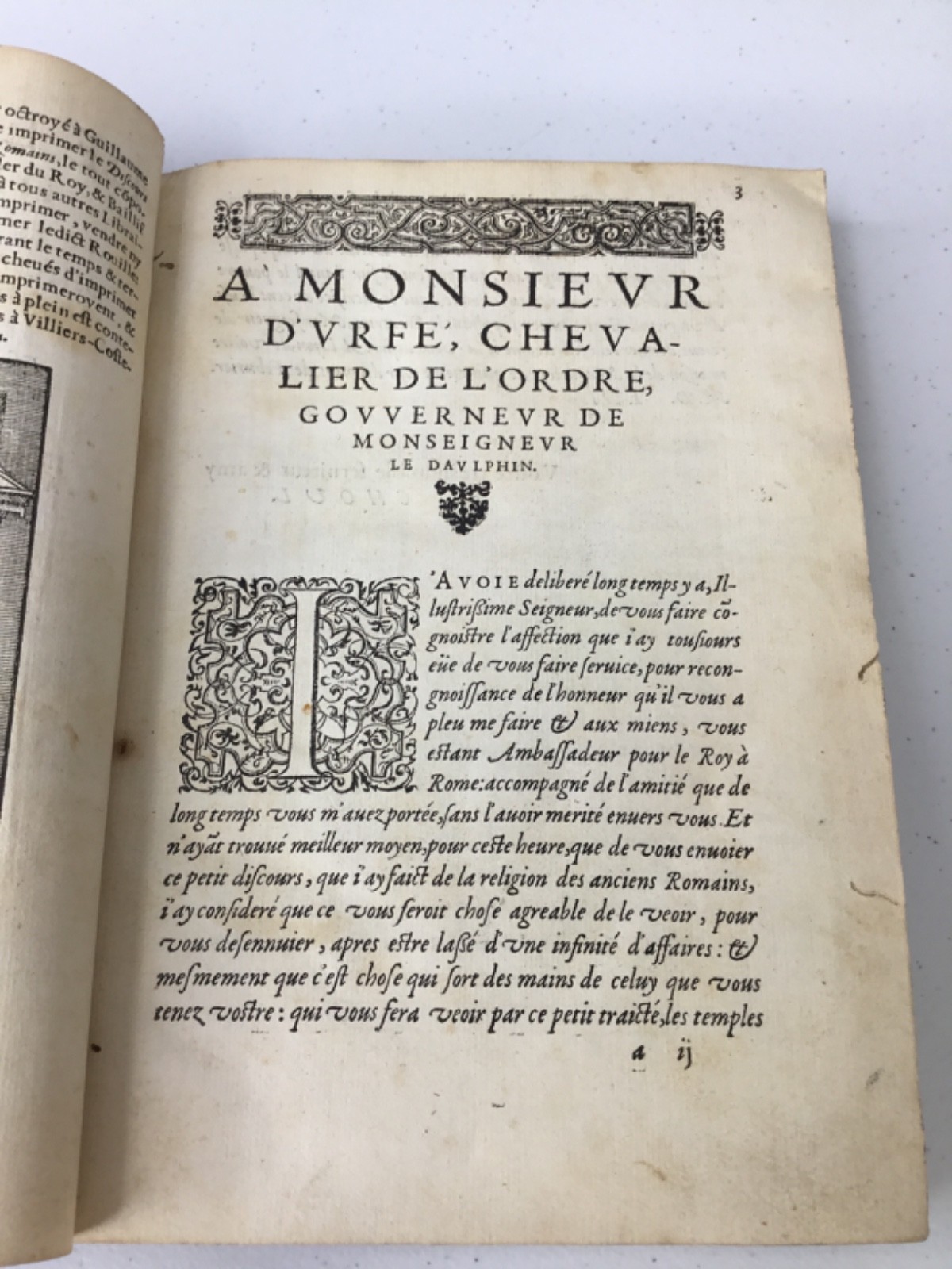 1567 Discours De La Religion Des Anciens Romains, RARE Illustrated Leather Latin