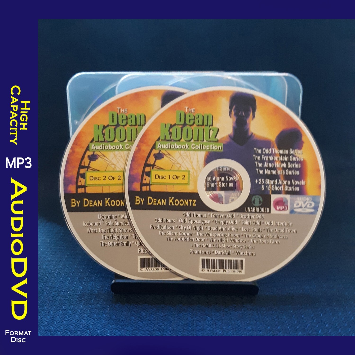 The DEAN KOONTZ COLLECTION – 4 Series Combo & More! – 72 MP3 Audiobooks